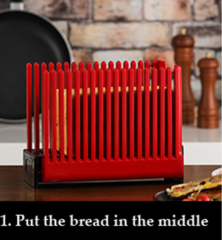 Foldable toast bread slicer-a8
